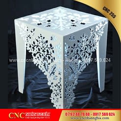 bàn ghế hoa văn sắt cnc 255