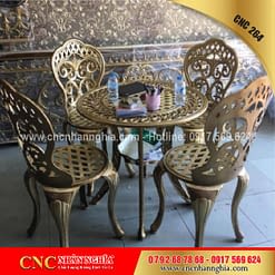 bàn ghế sắt mỹ nghệ cnc 264