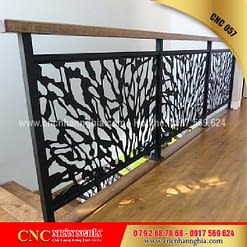 mẫu cầu thang sắt đẹp 057