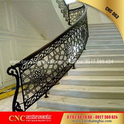 mẫu cầu thang sắt đẹp 063