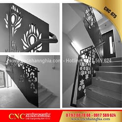 mẫu cầu thang sắt đẹp 075