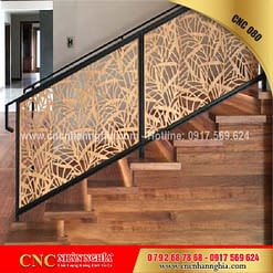 mẫu cầu thang sắt đẹp 080