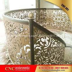 mẫu cầu thang sắt đẹp 081