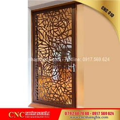 cửa cổng sắt mỹ thuật cnc 010