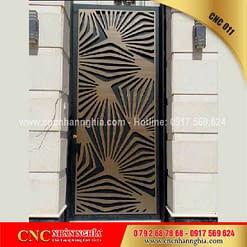 cửa cổng sắt mỹ thuật cnc 011