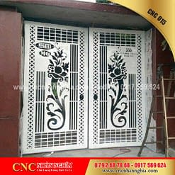 cửa sắt hoa văn cnc 015
