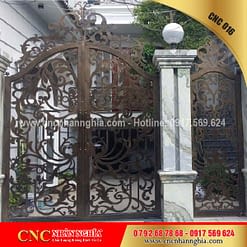 cửa sắt hoa văn cnc 016