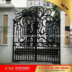 cửa sắt hoa văn cnc 018