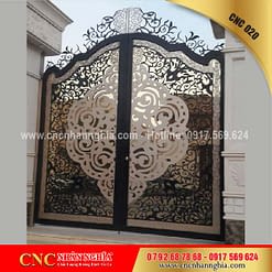 cửa sắt hoa văn cnc 020