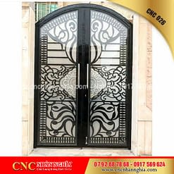 cửa sắt hoa văn cnc 026