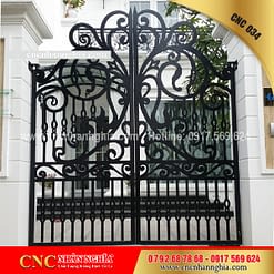 cửa sắt hoa văn cnc 034