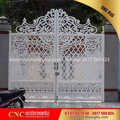 cửa sắt hoa văn cnc 035