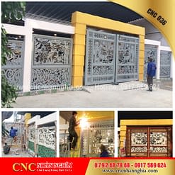 cửa sắt hoa văn cnc 036