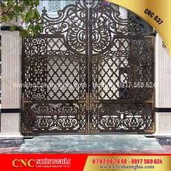 cửa sắt hoa văn cnc 037