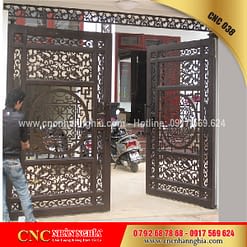 cửa sắt hoa văn cnc 038