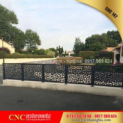 mẫu hàng rào sắt mỹ thuật 147