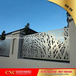 mẫu hàng rào sắt mỹ thuật 156