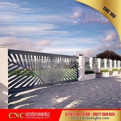 mẫu hàng rào sắt mỹ thuật 160