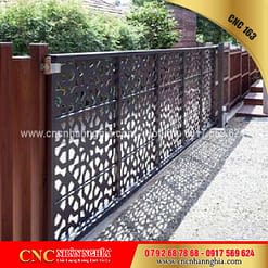 mẫu hàng rào sắt mỹ thuật 163