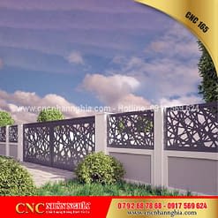 mẫu hàng rào sắt mỹ thuật 165