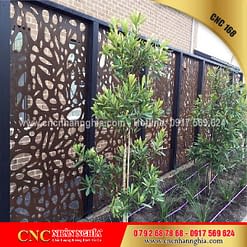 mẫu hàng rào sắt mỹ thuật 168