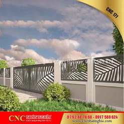 mẫu hàng rào sắt mỹ thuật 171