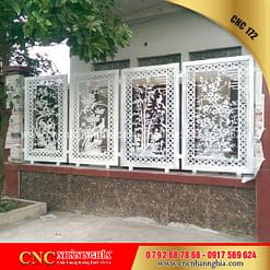 mẫu hàng rào sắt mỹ thuật 172