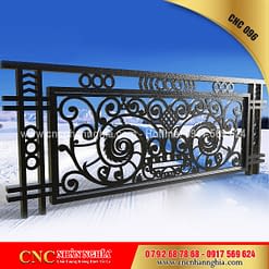 sắt hoa văn nghệ thuật cắt cnc 096