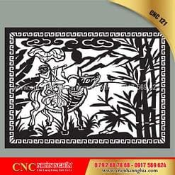 vách ngăn nghệ thuật đẹp 121