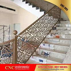 mẫu cầu thang sắt đẹp 085