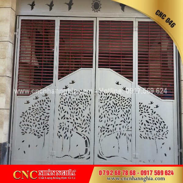 cửa sắt nghệ thuật cnc 046